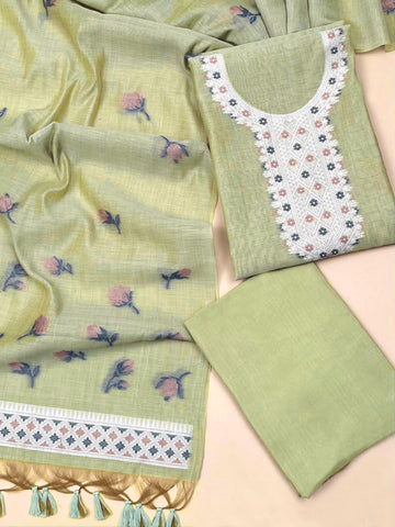 Presenting New Concept Unstitched  Pista Dress