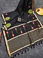 PREMIUM SOFT PURE LINEN SILK SAREE