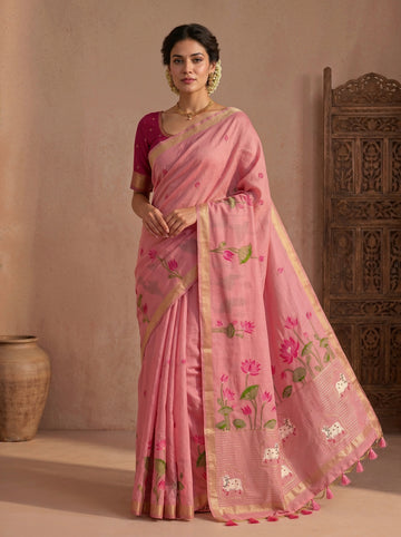 PREMIUM SOFT MUGA COTTON SAREE