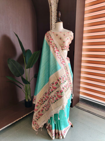 Premium Soft Tussar silk saree