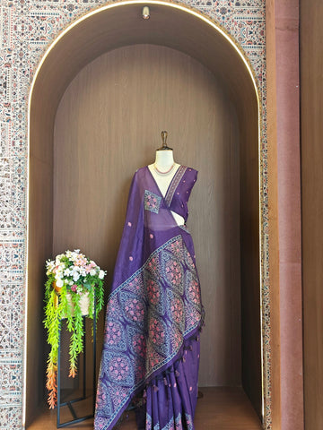 Premium Soft Muga cotton saree