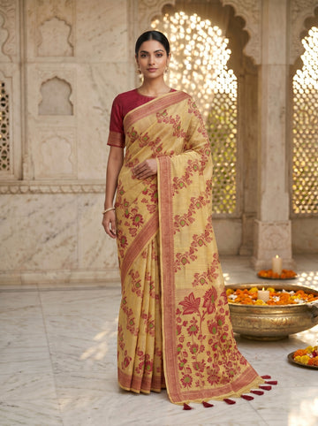PREMIUM SOFT MUGA COTTON SAREE
