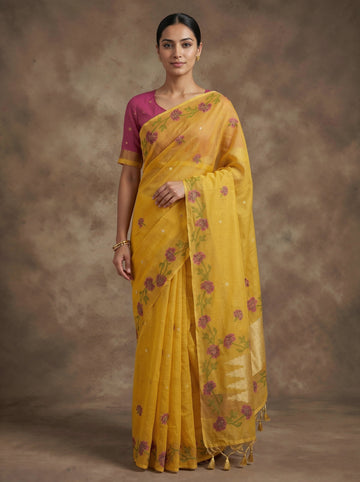 Premium soft muga silk saree