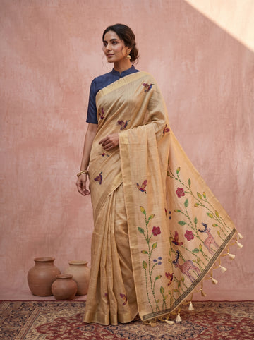 PREMIUM SOFT MUGA COTTON SAREE