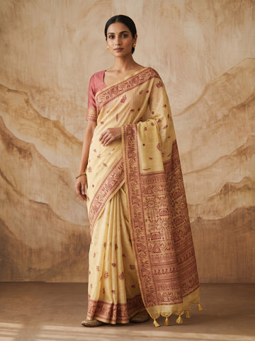 PREMIUM SOFT MUGA COTTON SAREE