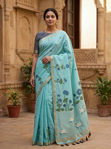 PREMIUM SOFT MUGA COTTON SAREE