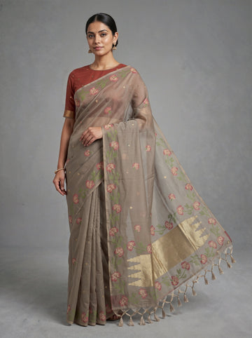Premium soft muga silk saree