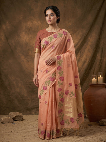 Premium soft muga silk saree