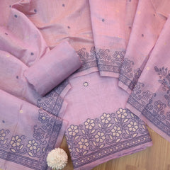 Presenting New Concept Unstitched  Salwar Purple Suit