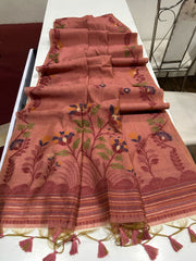 Premium Soft Muga Cotton Tometo Saree