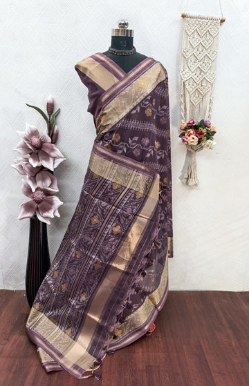 Soft Desi Raw Silk saree