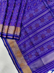 Soft Pure Rajkoti Silk Purple Saree