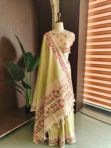 Premium Soft Tussar silk saree