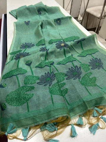 Premium Soft Muga Silk Pichwai Saree