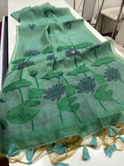 Premium Soft Muga Silk Pichwai Saree