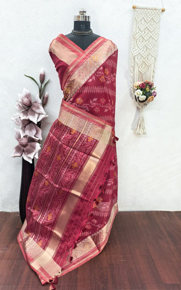 Soft Desi Raw Silk saree