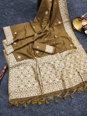 Premium Soft Chanderi cotton saree