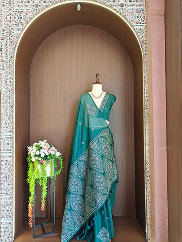 Premium Soft Muga cotton saree