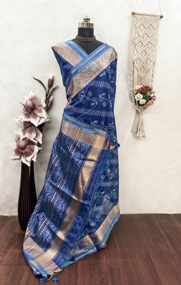 Soft Desi Raw Silk saree