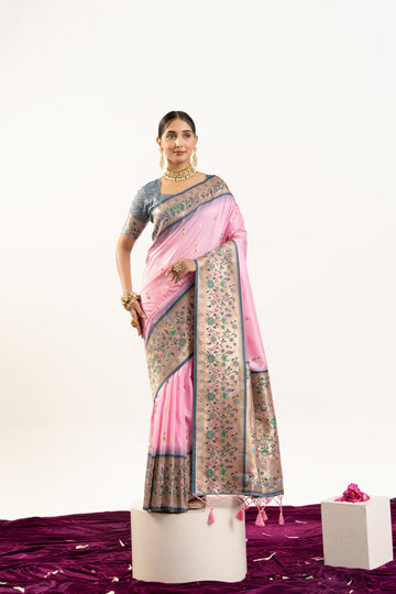 Soft Banarasi Silk Paithani Saree