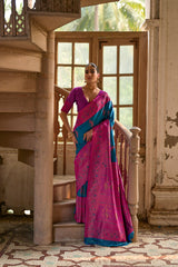 Banarasi Silk Firozi Saree