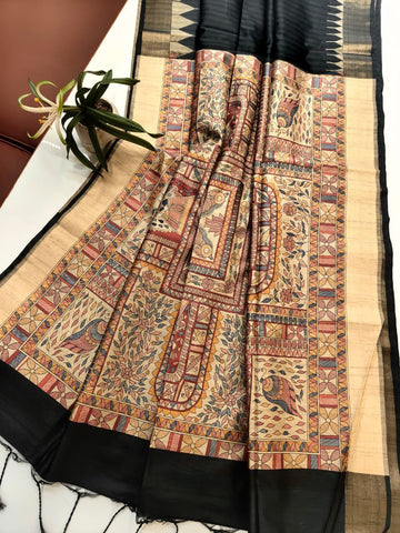 Soft Tussar silk saree
