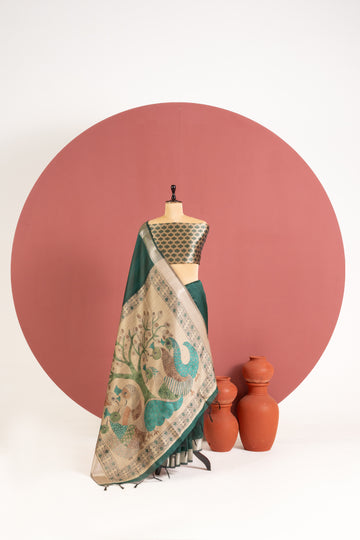 Soft Khadi Raw silk saree