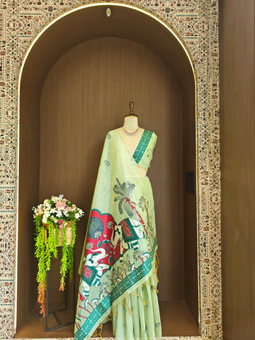 PREMIUM SOFT MUGA COTTON SAREE