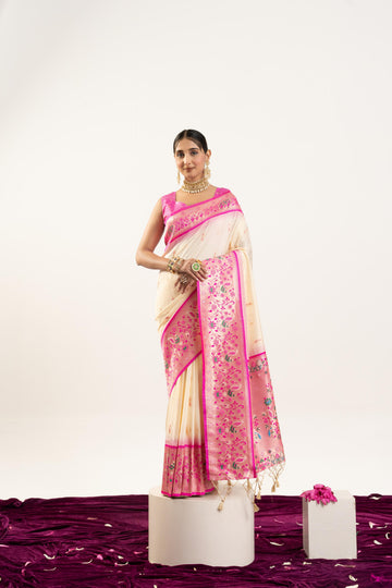 Soft Banarasi Silk Paithani Saree