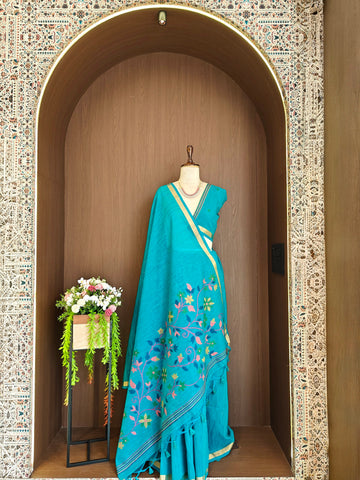 PREMIUM SOFT LINEN SILK SAREE