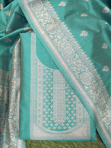 Presenting New Warli Concept Unstitched Firozi Suit