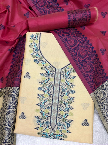 Presenting New Warli Concept Unstitched Chiku Suit