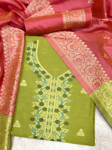 Presenting New Warli Concept Unstitched Mehndi Suit