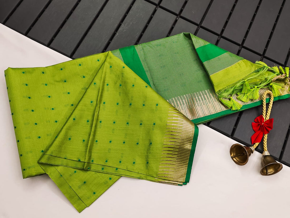 Semi Tussar Silk Perot Saree