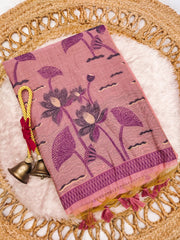 Premium soft Muga Cotton saree