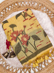 Premium soft Muga Cotton saree