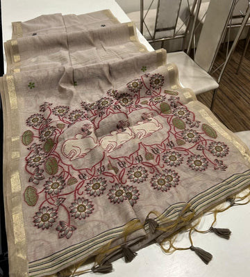 PREMIUM SOFT MUGA COTTON SAREE