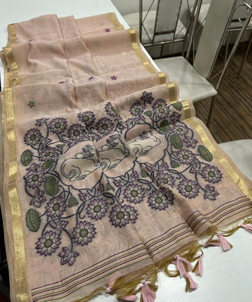 PREMIUM SOFT MUGA COTTON SAREE