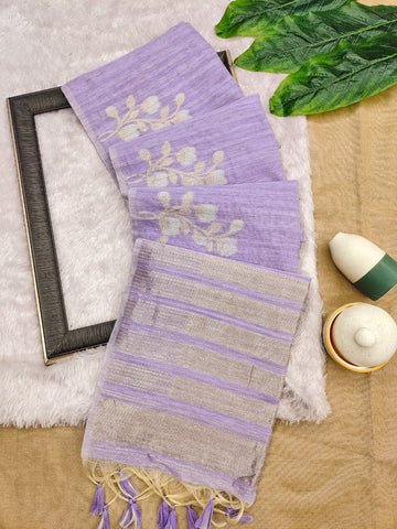PREMIUM SOFT JUTE LINEN SILK SAREE