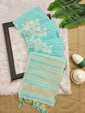 PREMIUM SOFT JUTE LINEN SILK SAREE