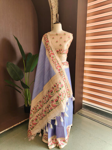 Premium Soft Tussar silk saree