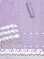Pure Linen Cotton Purple Dress