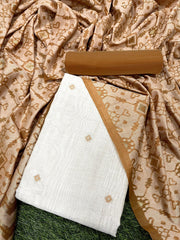 Presenting New Concept Unstitched Chiku  Dress