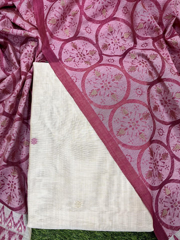 Presenting New Concept Unstitched Pink Dress