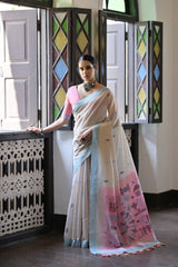 Premium Soft Muga Cotton  Saree