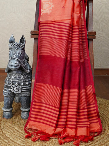Premium Khadi Raw Silk Saree
