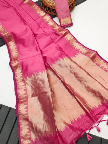 SOFT KHADI RAW SILK SAREE