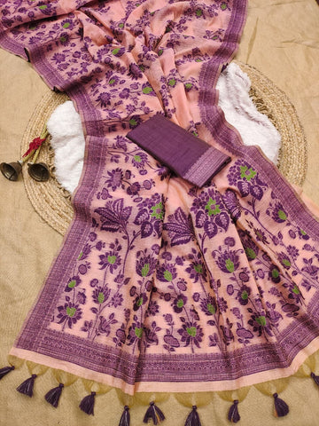 PREMIUM SOFT MUGA COTTON SAREE