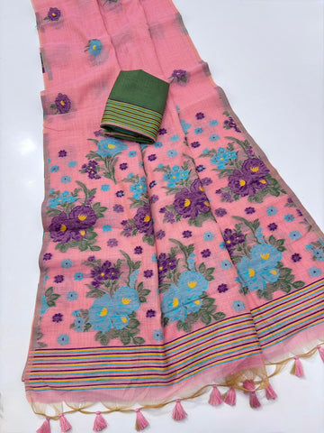 PREMIUM SOFT MUGA COTTON SAREE