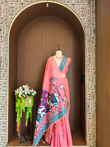 PREMIUM SOFT MUGA COTTON SAREE